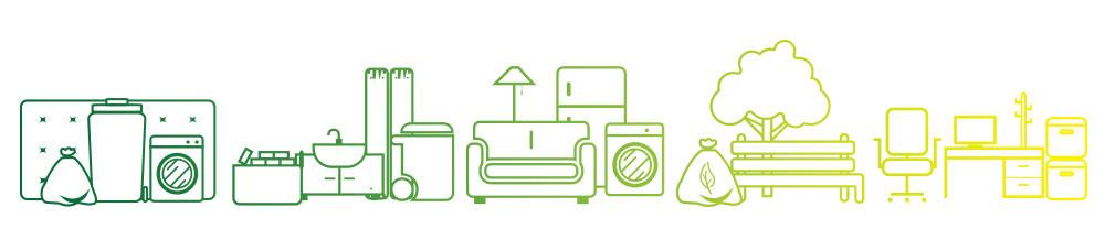 Capital Waste rubbish removal icons